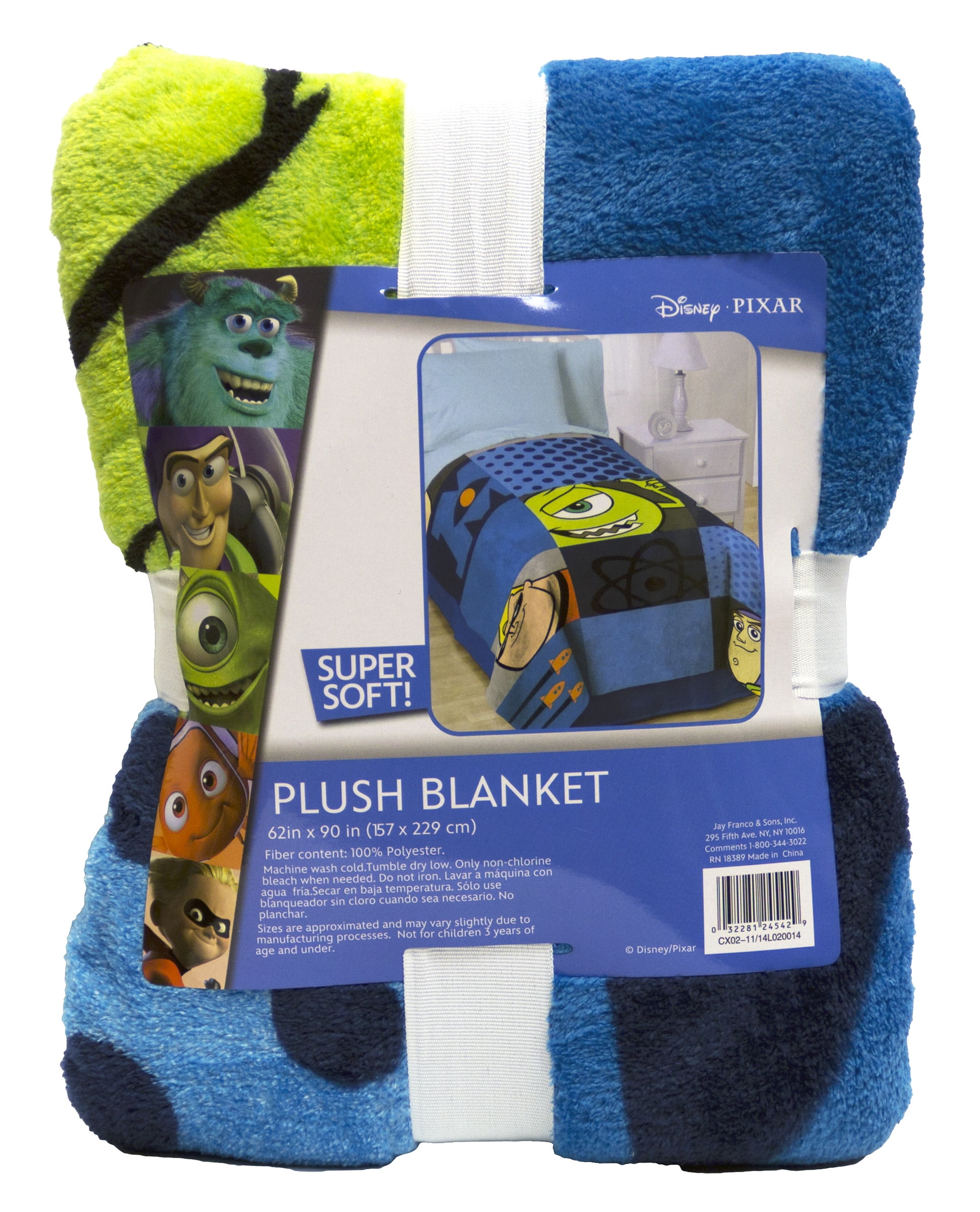 The Big One Oversized Disney Pixar Characters Microplush Throw Blanket, 5'  X 6' | craft-ivf.com
