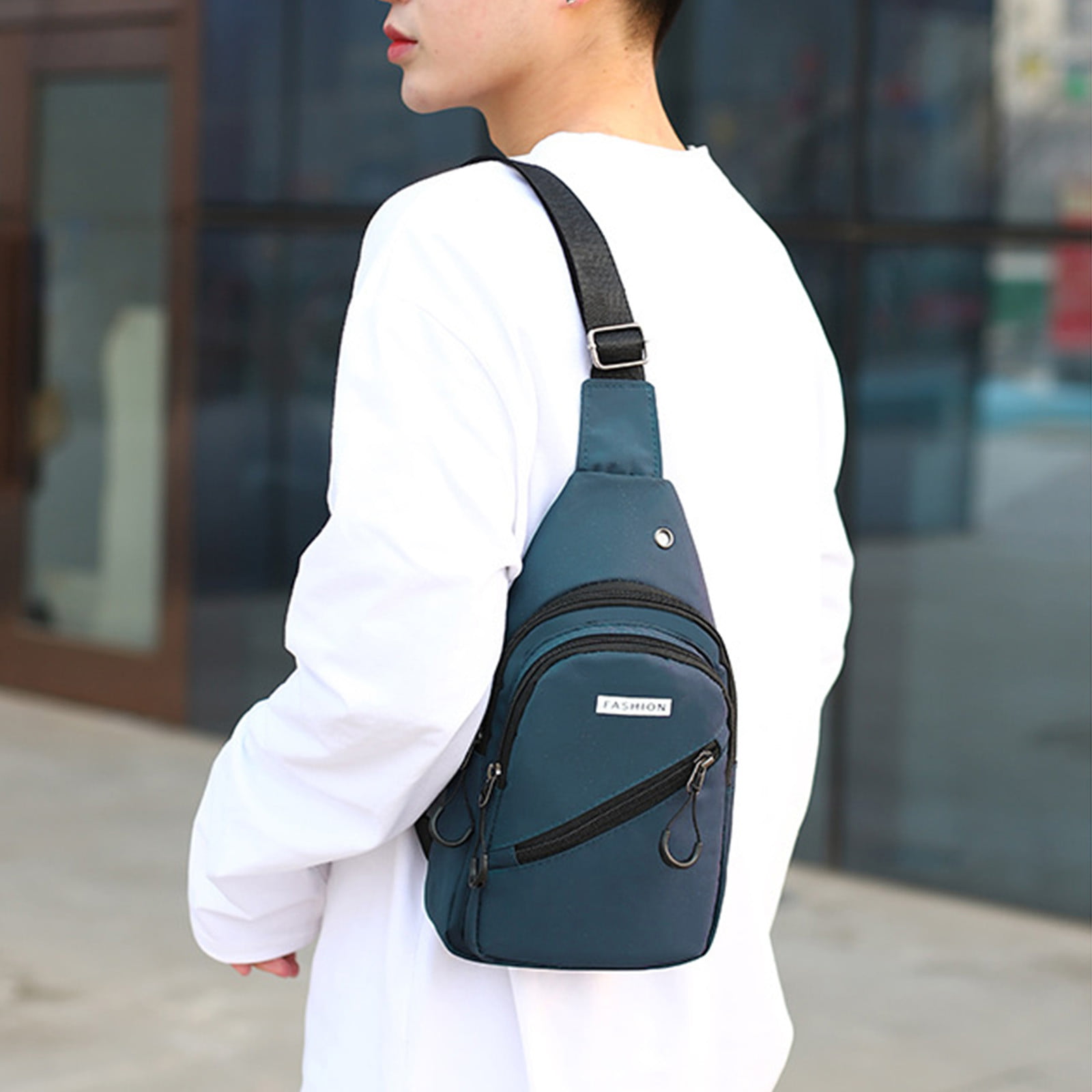 Men′ S Shoulder Bag Fashion Backpack Trend Youth Sports Crossbody