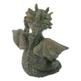 thumbnail image 4 of Baby Dragon Reading Book Statue Waterproof Lovely Durable Resin Dragon Sculpture For Garden Wall Office, 4 of 21