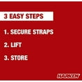thumbnail image 4 of HARKEN - Kayak Overhead Garage Storage Hoist, Self-Leveling, Safe Anti-Drop System, Easy One-Person Operation, Smart Garage Organization, 4 of 5