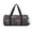Lovely Mom Ever, variant on Magical Mushrooms and Flowers print Round Travel Duffel Bag is a foldable gym bag with an inner pocket, perfect for travel sports