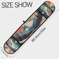 thumbnail image 3 of Yayeee Double Oven Mitt Kitchen Heat Resistant Baking 35" x7" Quilted Glove, Colorful Road at Night, 3 of 6