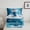 Deep Sky Blue, variant on Feelyou Santa Claus 01 for Teens, Dreamy Fairy Tale Twin Comforter Sets, Christmas Reindeer Reversible Bedding Set, Lightweight Room Decor, 2pcs