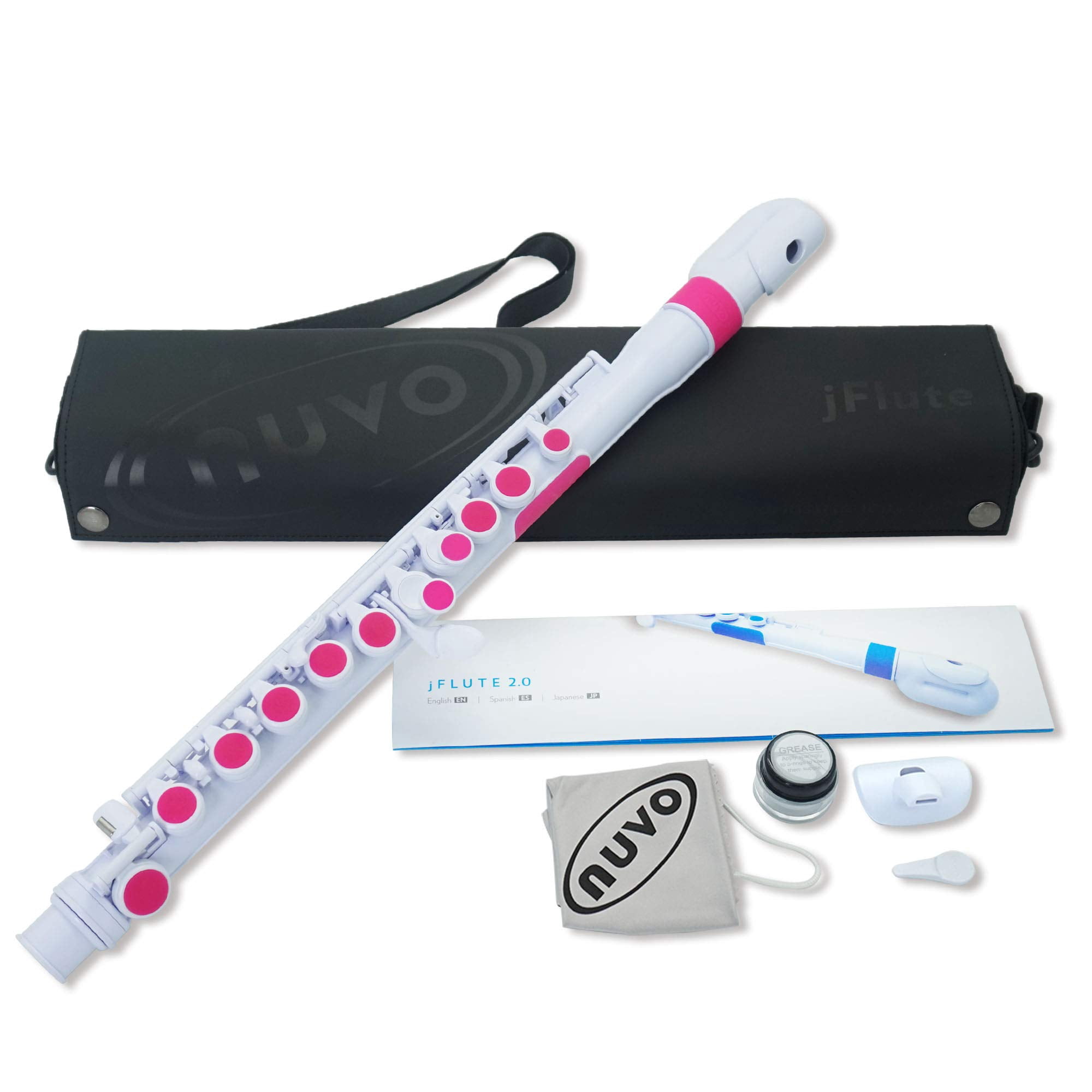 Nuvo Flute, White/Blue (N220JFBL) - Walmart.com