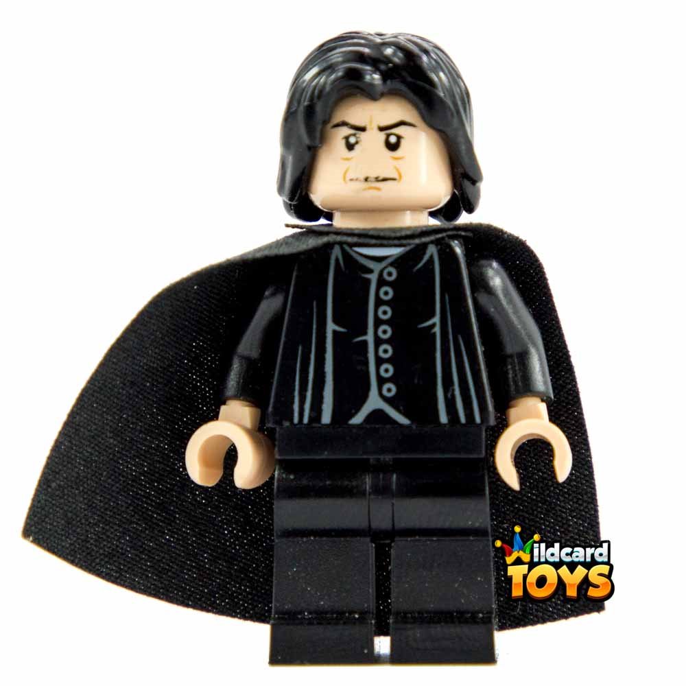 LEGO Harry Potter Professor Snape, Light Flesh Head, Brown Facial
