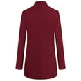 thumbnail image 4 of Women's Long Cardigans Sweater Coat Warm Trench Coatigan Blazer Jacket Coat (RD1 XXXXL), 4 of 6
