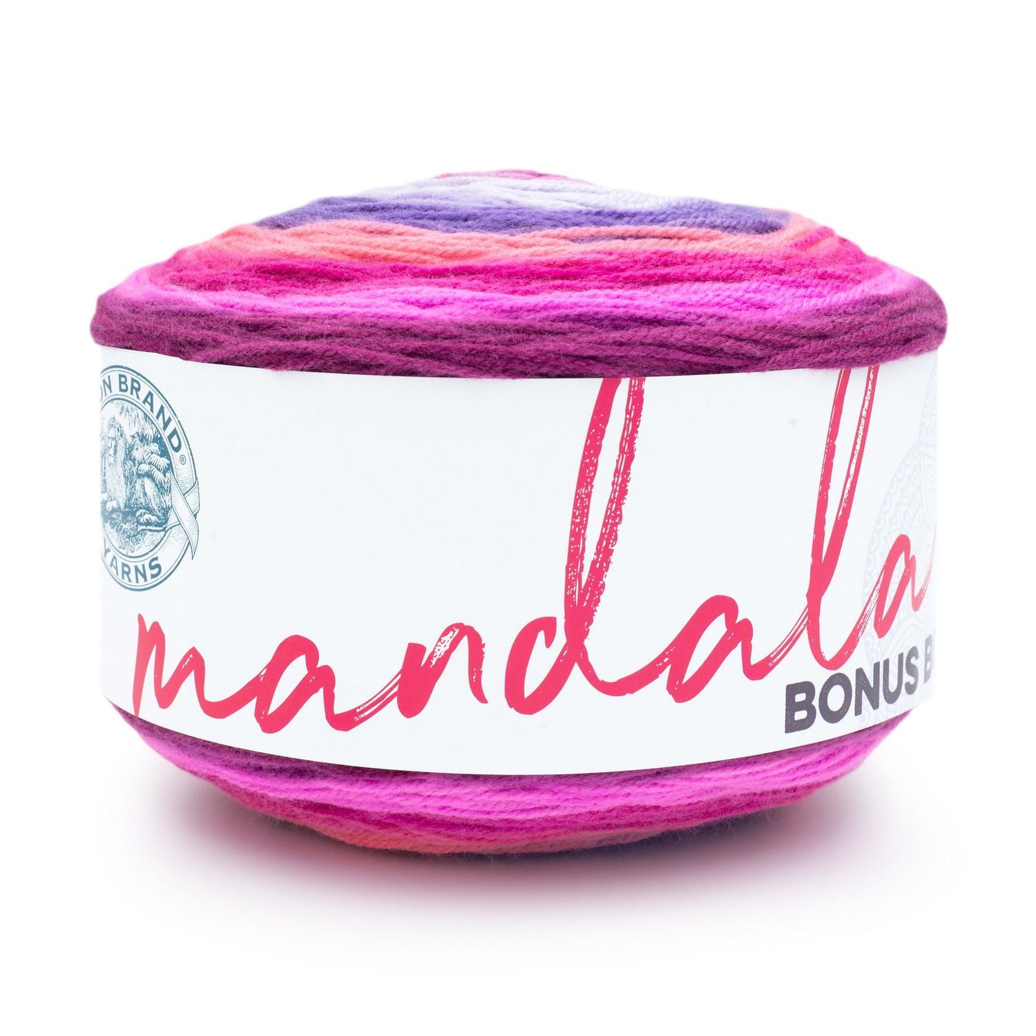 Fil Lion Brand Mandala® Bonus Bundle® Fil acrylique léger/DK n°3, 300g/ 1080m, 1-CT