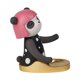 thumbnail image 5 of Soporte para botellas de vino con forma de animal, soporte para botellas de vino, botellero de mesa para vino. Rosa Negro, 5 of 9