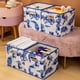 thumbnail image 4 of Plegable Regalos Cubo de Almacenamiento Cajas de Juguetes para la Decoración Plegable de Tela Toy Cofres de Almacenamiento Regalos Organización Contenedores Azul, 4 of 5