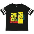thumbnail image 3 of Inktastic Bike Pattern Blocks Boys or Girls Toddler T-Shirt, 3 of 5