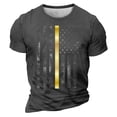 thumbnail image 1 of Camisetas de Manga Larga para Hombres Imprimir Casual Cuello Redondo Camiseta de Manga Corta, Camisetas de Manga Larga para Hombres Algodón, 1 of 4