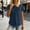c01Blue, variant on Womens Summer Cotton Linen Tie Neck Bow Knot Tshirt Solid Casual Loose Short Sleeve Slit Hem Plus Size Tunic Blouse Top Yellow S