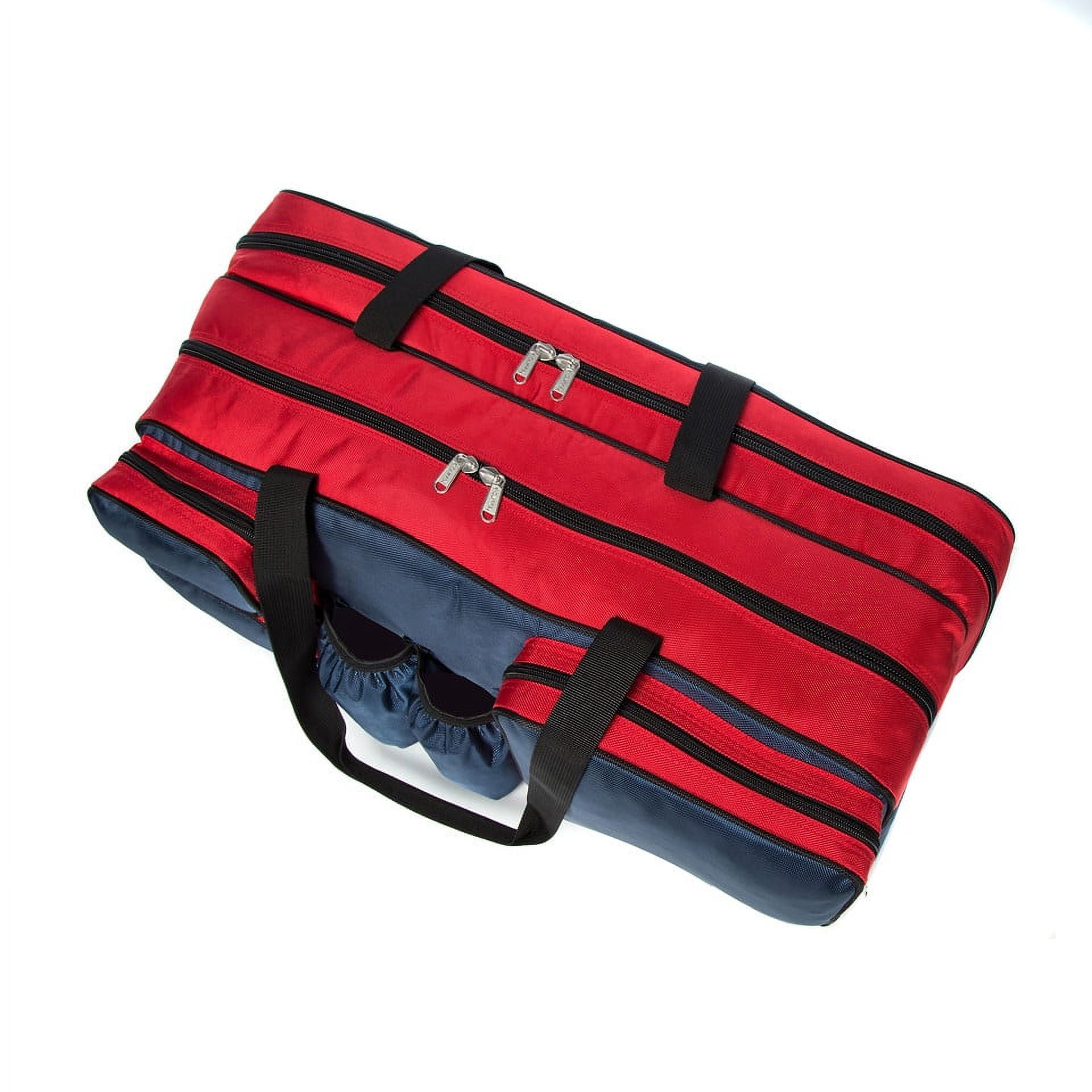 K-Cliffs Heavy Duty Tennis Racket Duffel Deluxe Badminton Racquet Bag Ballistic Nylon Duffle Bags With Shoe Compartment & 2 Water Bottle Holders