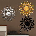thumbnail image 1 of 5Ensemble Autocollant Mural DIY pour Salle de Soleil, Meuble TV, Décoration de Plafond, Forme de Miroir Amovible, Rouge, 1 of 5