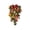 H, variant on ZLBDYG Christmas Door Hanger with Artificial Flower Arrangement and Chair Back Decoration, Festive Dining Chair and Door Wall Scene Decor Hanging Ornament for Holiday Party Settings