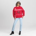 thumbnail image 3 of Women's Gameday Couture Red Tampa Bay Buccaneers Legacy Club Premium Fleece Drop Shoulder Oversized Sweatshirt, 3 of 5