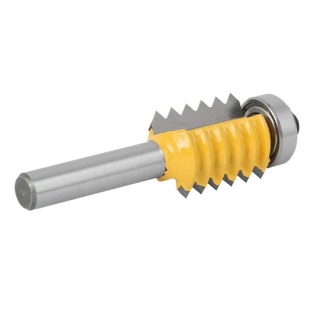 8-Shank Stile Bit, 8 Shank Woodworking Cutter Rail Stile Router Bit Line Wave Type Wood Milling Knife ,Great Multi-Purpose Application