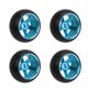 thumbnail image 3 of 5 Spoke Wheel Drift Tyre 4PCS Strong Cushioning Flexible Driving Aluminum Alloy Durable RC Drift Car Tires For 1/28 RC Car For Racing ANGGREK Otros, 3 of 8