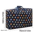 thumbnail image 3 of Tdxkok Heavy Duty Extra Large Storage Tote with Reinforced Handles,Thickened Double Zipper Organizer,Durable Bag for Clothes Toys Christmas Decoration Home Storage, 3 of 6