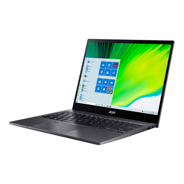 Acer Spin 5 SP513-54N-74V2 - Flip design - Core i7 1065G7 / 1.3 GHz - Win 10 Home 64-bit - 16 GB RAM - 512 GB SSD - 13.5" IPS touchscreen 2256 x 1504 - Iris Plus Graphics - Bluetooth, Wi-Fi 6 - steel gray - kbd: US International