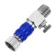 thumbnail image 3 of Adaptadores de conector de aerógrafo de 1/8, 1 pieza de válvula de control de flujo de aire de conexión rápida de aerógrafo, azul, 3 of 5
