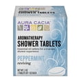 thumbnail image 1 of Aura Cacia Tabletas de ducha de aromaterapia Revive Peppermint 3 onzas (paquete de 3), 1 of 3