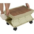 thumbnail image 6 of Collapsible Rolling Crate Portable Shopping Utility Cart Plastic Rolling Tool Box with 360°Rotate Wheel for Travel Shopping Moving Storage Office Use, 6 of 9