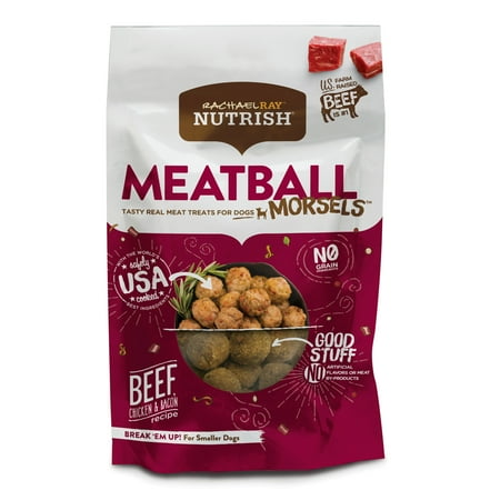 Rachael Ray Nutrish Meatball Morsels Grain Free Dog Treats