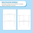 thumbnail image 4 of WHAMVOX Small Corner Shelf for Bathroom Acrylic Space-saving 1 Set, 4 of 7