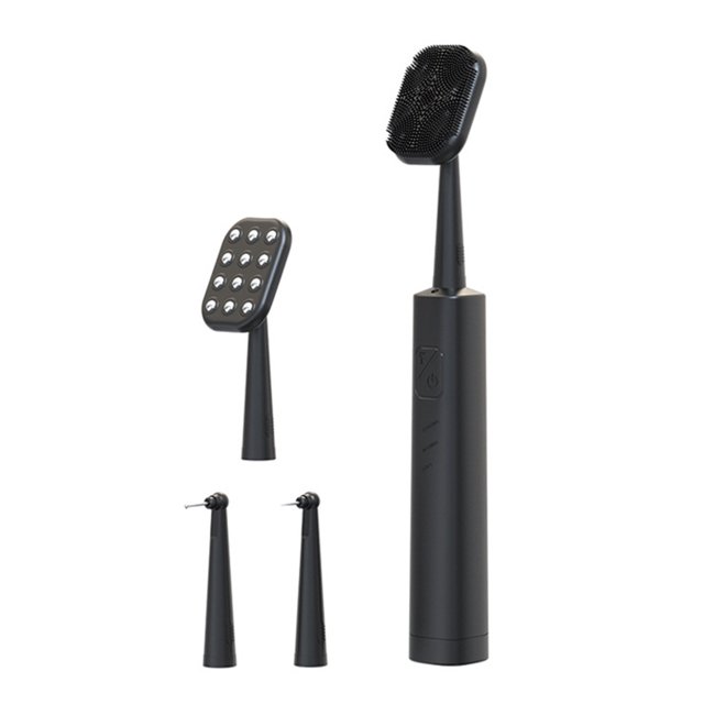 weibbin Tooth Beauty Instrument Acoustic Vibration Tooth Cleanser Three In One Multi Purpose Facial Cleanser Facial Introduction Instrument