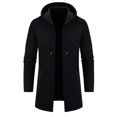 thumbnail image 5 of Dpytoraw Mens Autumn And Winter Fashion Casual Knitted Standing Neck Long Sleeve Sweater Coat, 5 of 5