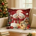 thumbnail image 6 of Uuowzo Christmas Pillow Covers 17.7x17.7 Inches Decorative Pillow Cases with Soft Fabric Hidden Zipper for Home Decor, 6 of 6