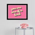 thumbnail image 2 of Wynwood Studio Prints One of a Kind Pink Typography and Quotes Beauty Quotes and Sayings Wall Art Canvas Print Pink Dark Pink 19x13, 2 of 3