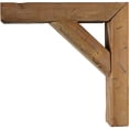 thumbnail image 6 of Ekena Millwork 3 1/2"W x 8"D x 12"H Vintage Farmhouse Bracket, Barnwood Decor Collection, Weathered Brown, 6 of 10
