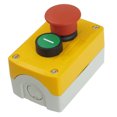 thumbnail image 1 of Unique Bargains 240V 3A SPST NC Champignon Rouge Interrupteur à Bouton-Poussoir Sans Contrôle Plat Momentané Vert, 1 of 1