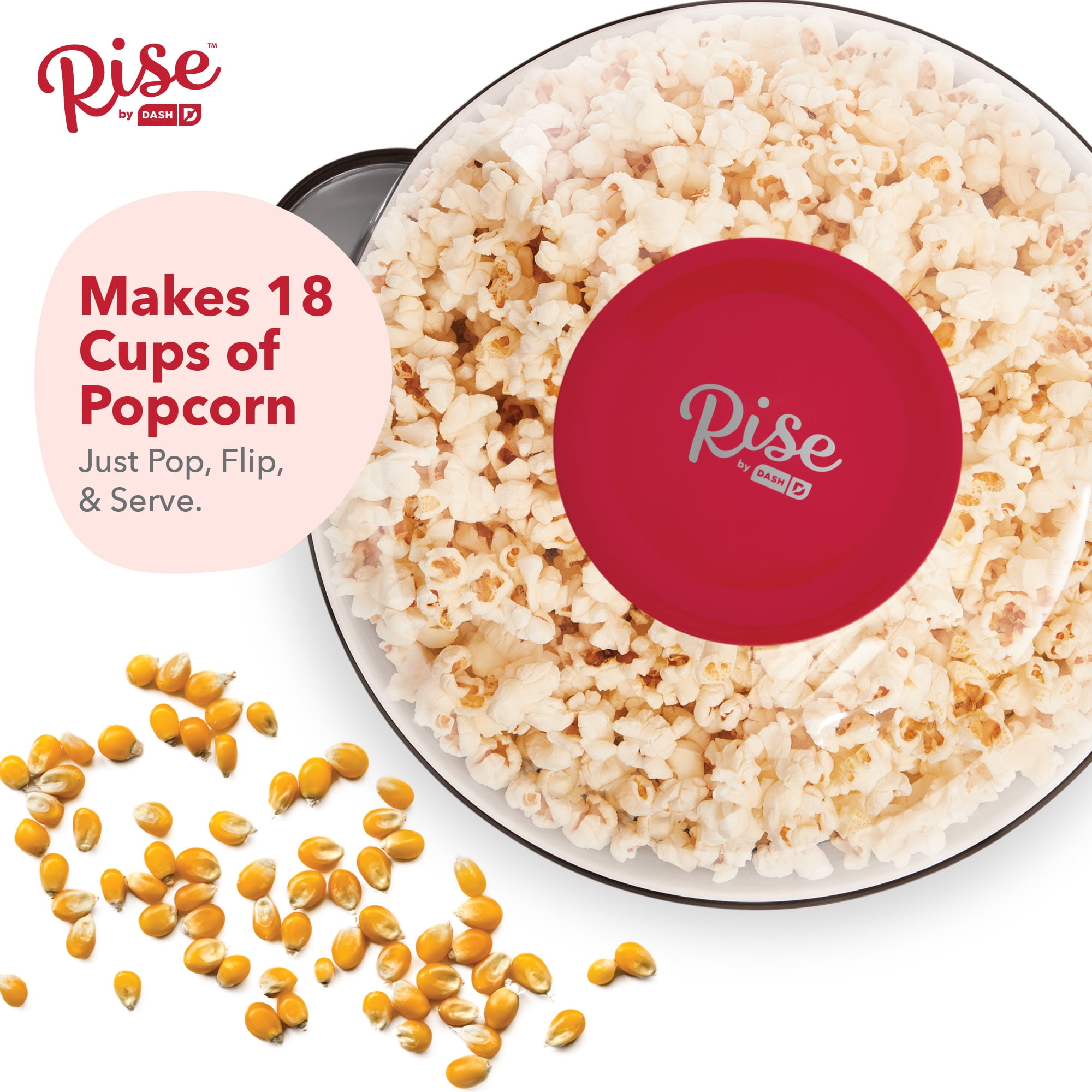 Rise by Dash 4.5 Qt. Sky Blue Stirring Popcorn Popper - Power Townsend  Company