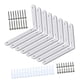 thumbnail image 5 of Juego de 8 soportes de esquina resistentes con tornillos para estantes de pared, soportes en L Blanco, 5 of 9