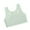 Light Green, variant on Girls Bras 10-12 Years Old Sport Training Bra Seamless Racerback Soft and Comfortable Underwear Camisole Wireless Cotton Crop Tops Bralettes Army Green 9-13 Years