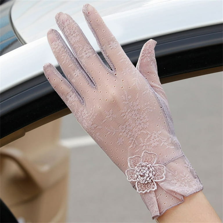 knee length dresses for ladies The Jacket Maker Women Saltor Black Real Leather Wool Lined Dress Gloves main image 0