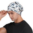 thumbnail image 3 of Xecao Underwater Animals 1 Print Beanie Knitted Hat for Men Women, Winter Fashion Knit Cuffed Caps Unisex, 3 of 7