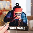 thumbnail image 4 of Personalized Welder Ornaments Custom Name Welder Christmas Ornament Custom Welder Gifts Welder Ornaments for Christmas Tree Welder Christmas Ornament (WD 10) - 3121, 4 of 8