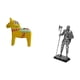 thumbnail image 5 of Figura de escritorio,Estatua de caballo tradicional sueca hecha a mano,Figura creativa del caballo Dalecarliano,Figura de escritorio,Estatua de, 5 of 8
