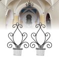 thumbnail image 1 of 2 Set Candle Holder European Style Wall Mounted Candle Holder Decorations For Home Bedroom, 1 of 8
