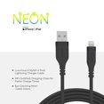 thumbnail image 4 of Liquipel Powertek Neon USB-A to Lightning - Black, 4 of 7