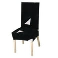 thumbnail image 1 of ZOUSSIQI Black Triangle Pattern Elastic Chair Cover Removable Protective Covers for Home Wedding Hotel JU316-91588, 1 of 13