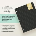 thumbnail image 7 of Blue Sky Day Designer 24 Month 2026 Monthly Planner Calendar, January 2026 - December 2027, 8.5" x 11", Flexible Cover, Stapled Binding, Swiss Dot Black, 7 of 7