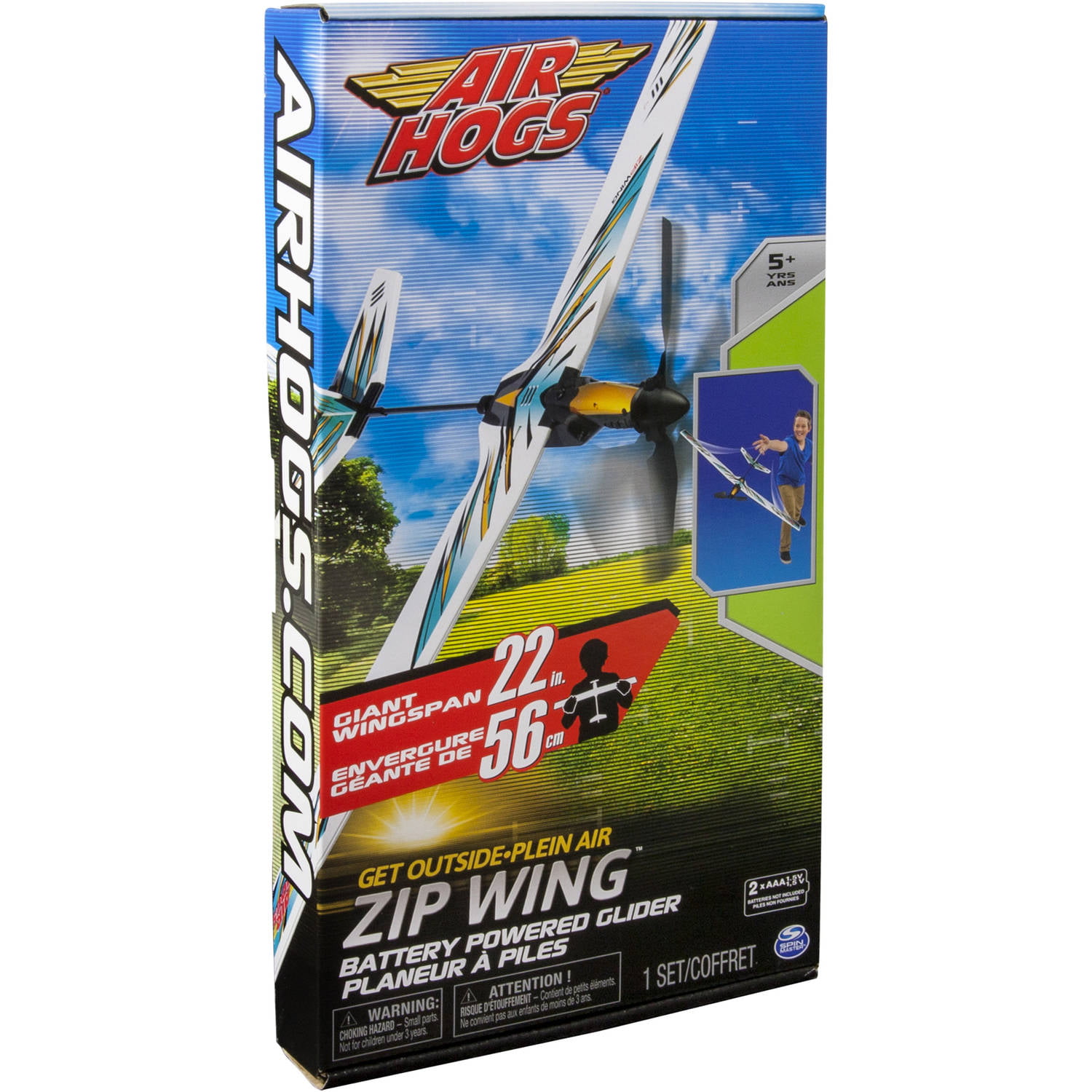 Details about   AIR HOGS ZIP WING BATTERY POWERED GLIDER BRAND NEW FREE USPS SHIPPING