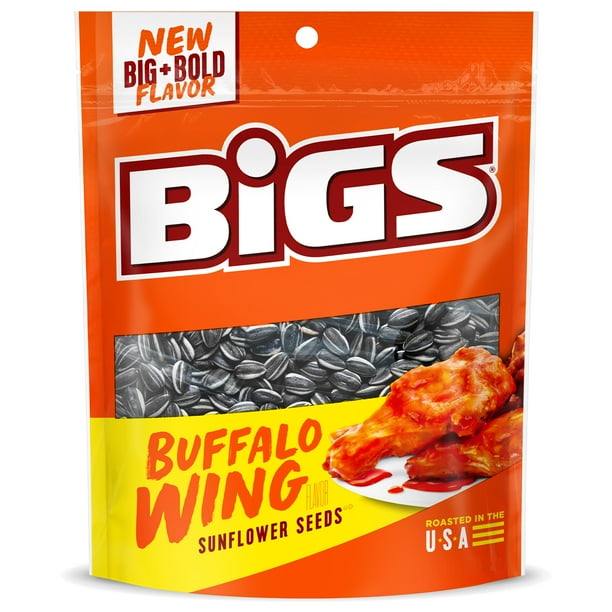 BIGS Buffalo Wing Sunflower Seeds, 5.35oz. Bag