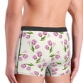 thumbnail image 3 of Disketp Tulips Flowers Men's Boxer Briefs,Soft and Breathable Cotton Underwear with ComfortFlex Waistband, 3 of 7