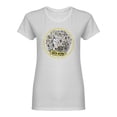 thumbnail image 2 of Cute Unicorn Let's Enjoy Shaped T-Shirt Women -Image by Shutterstock, Female Small, 2 of 4